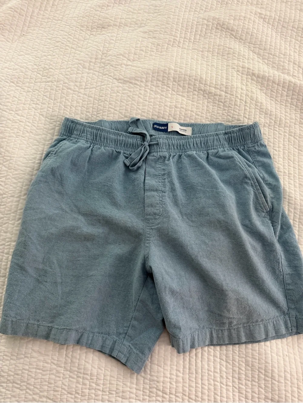 Old Navy Light Blue Jogger Shorts
